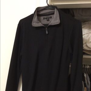 Black banana republic zip sweater men S